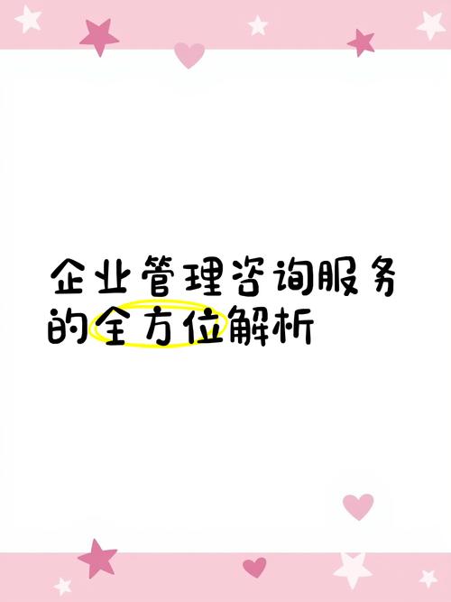 企业管理咨询服务的全方位解析